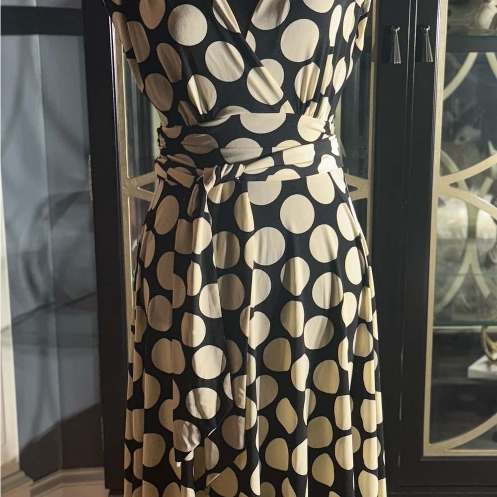 Roulette Black & White Dress